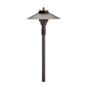 12V Large Adjustable Height Path Light Centennial Brass