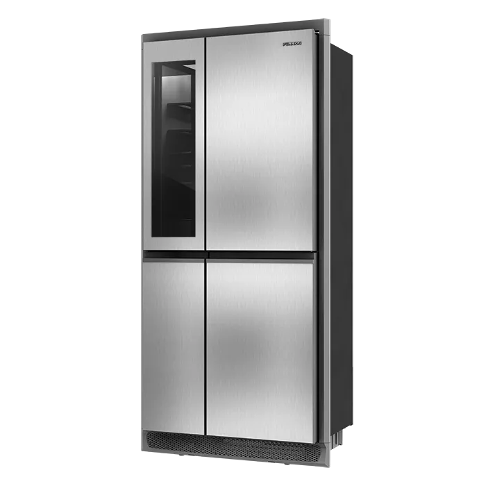 14 cu.ft  Built-In Four Door Refrigerator - Stainless Steel