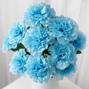 17" Colorfast Carnation Bush: Blue