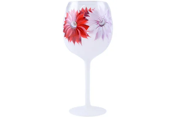 20 oz Wine Glass - Frosty Fuchsia