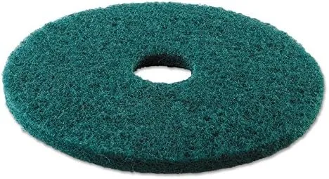 20" Green Heavy Duty Floor Pads, Green Seal Certified- Case of 5 #SS-400320