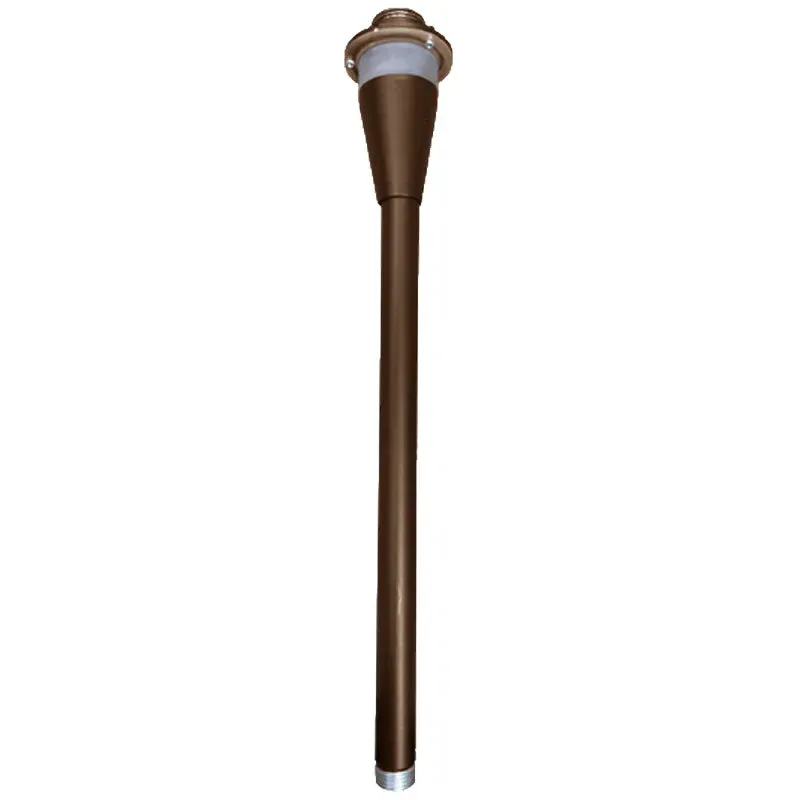 22in AA SERIES PATH LIGHT STEM 3CCT, 200 Lumens, Cap Option Available, Black, Antique Brass, or Oil-Rubbed Bronze