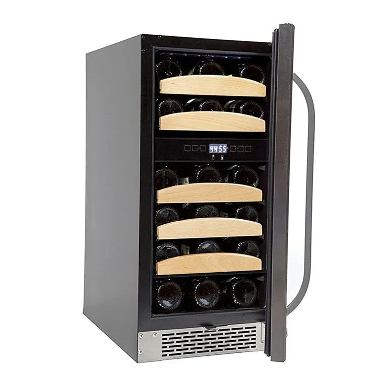 28-Bottle Dual Temperature Zone Built-In Wine Refrigerator