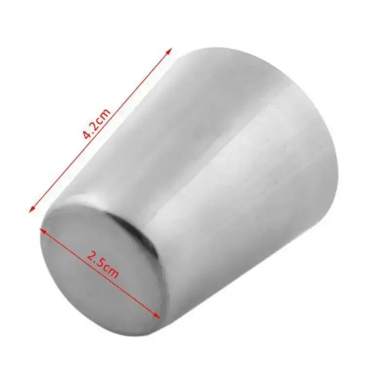 6Pcs 70ml Stainless Steel Shot Glasses with Leather Case Espresso Shot