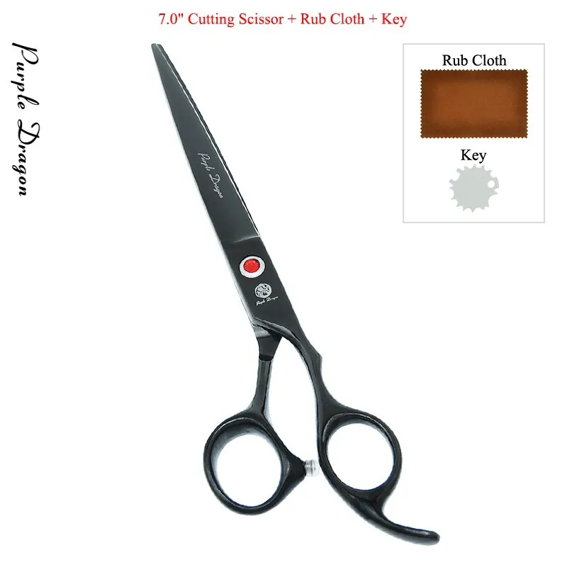 7 inch Purple Dragon Professional Pet Shears