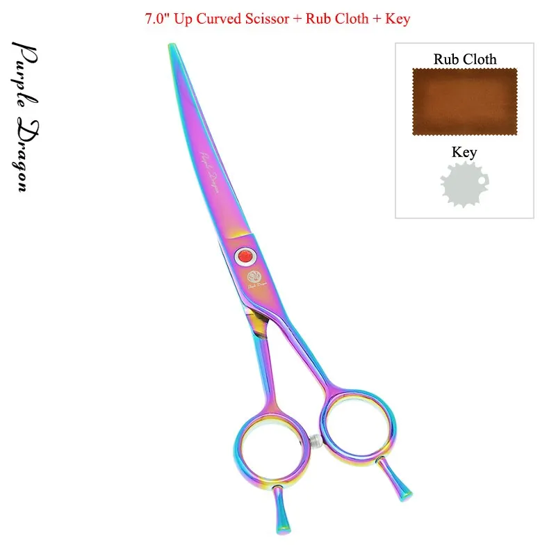 7 inch Purple Dragon Professional Pet Shears