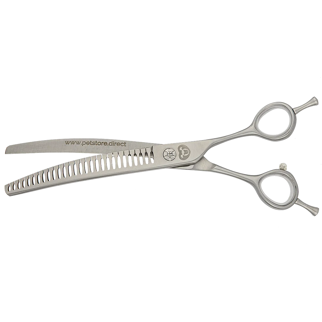 7.5" 28T Curved Chunker Texturizing Shear by PetStore.Direct