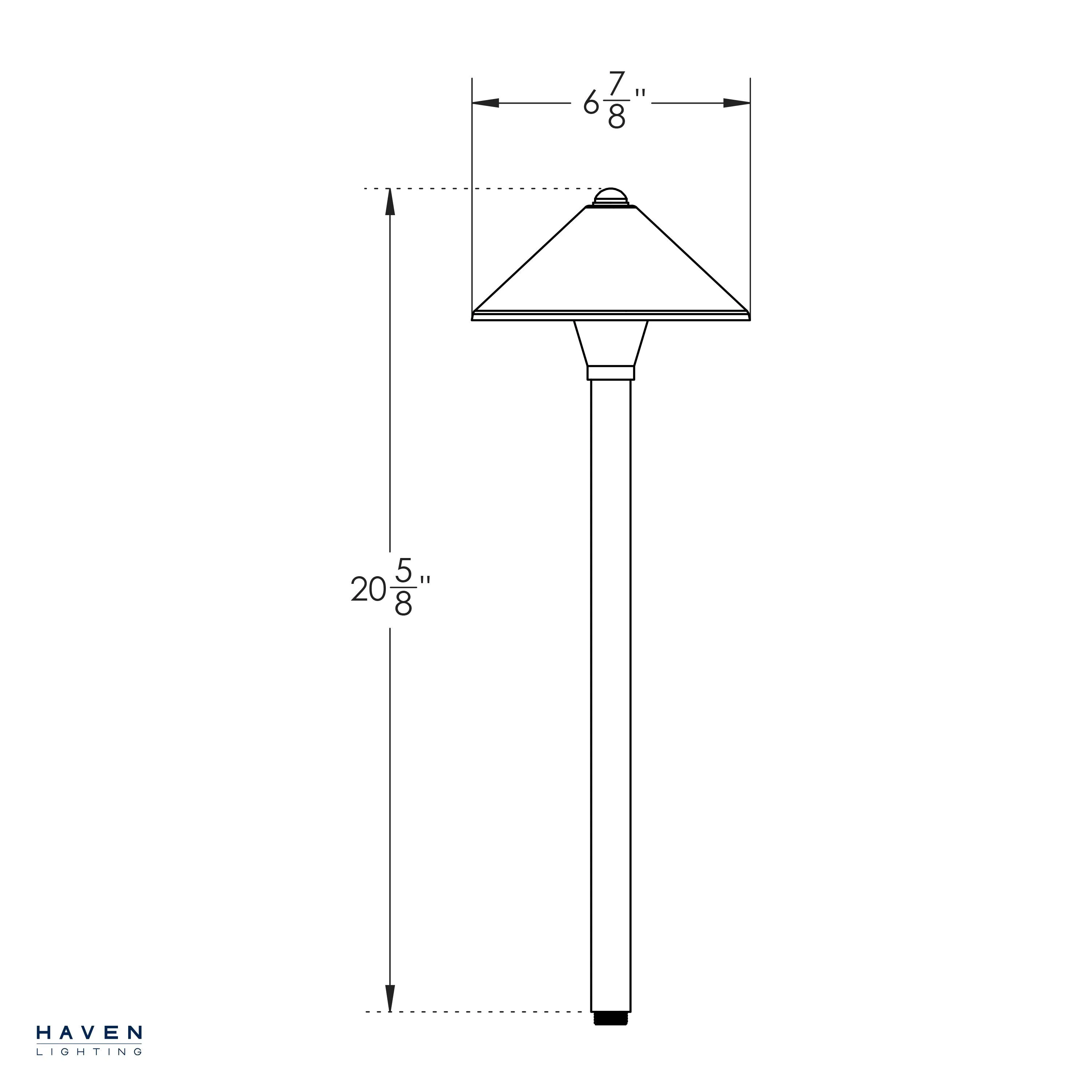 9 Series Pro Full Color LED Path Light - Shade 1