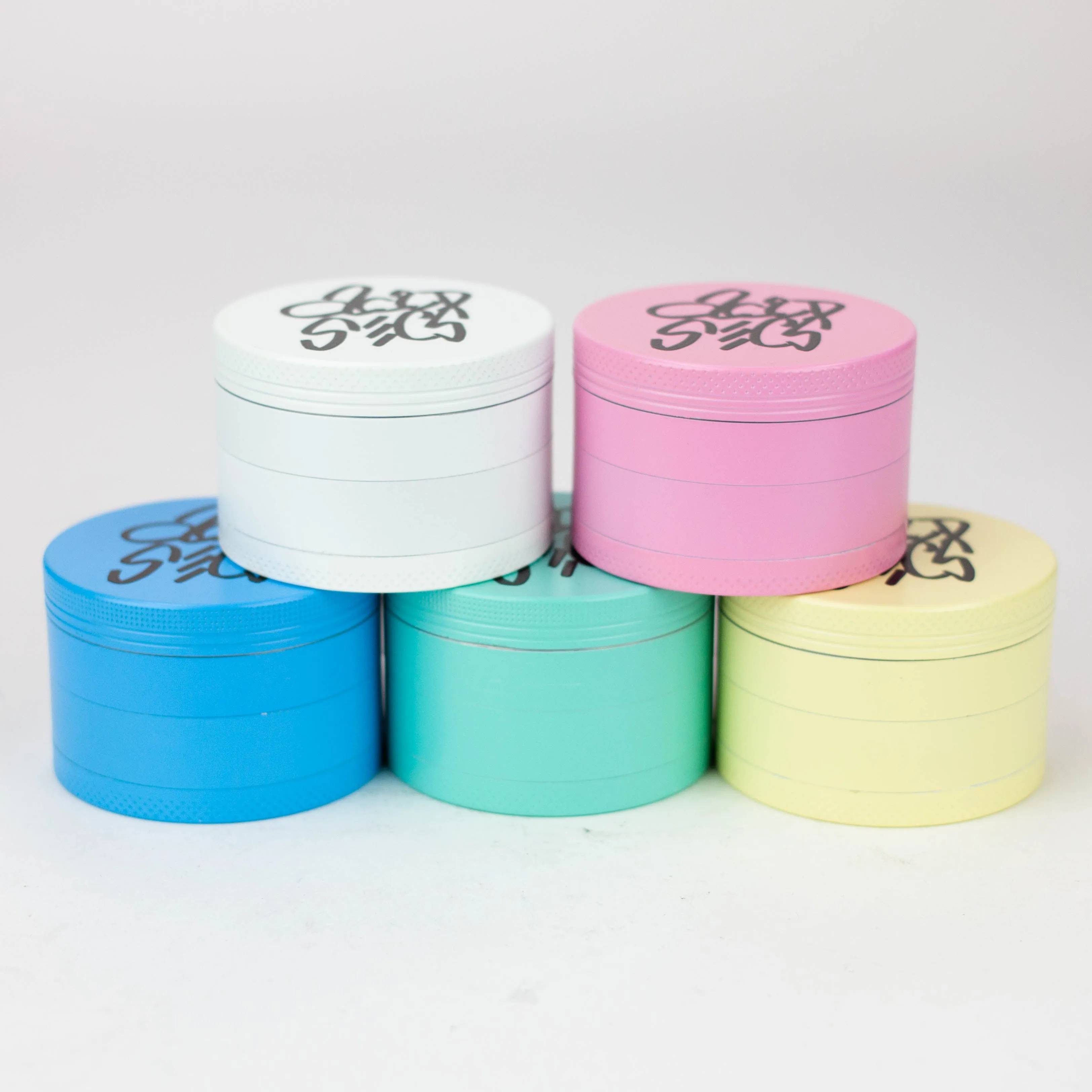 Acid Secs 4 Parts Glow in the Dark Metal Herb Grinder 50mm