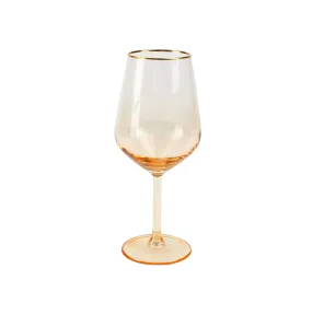 Amber Wine Glass