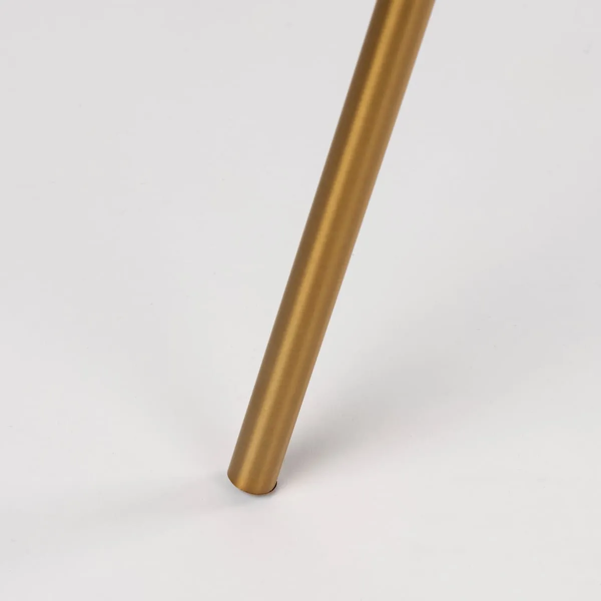 Ambrose Floor Lamp Gold Metal | Cream Shade