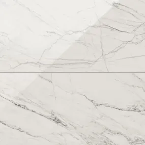 Aniston 24x48 Polished Porcelain Tile in Calacatta Quarzite