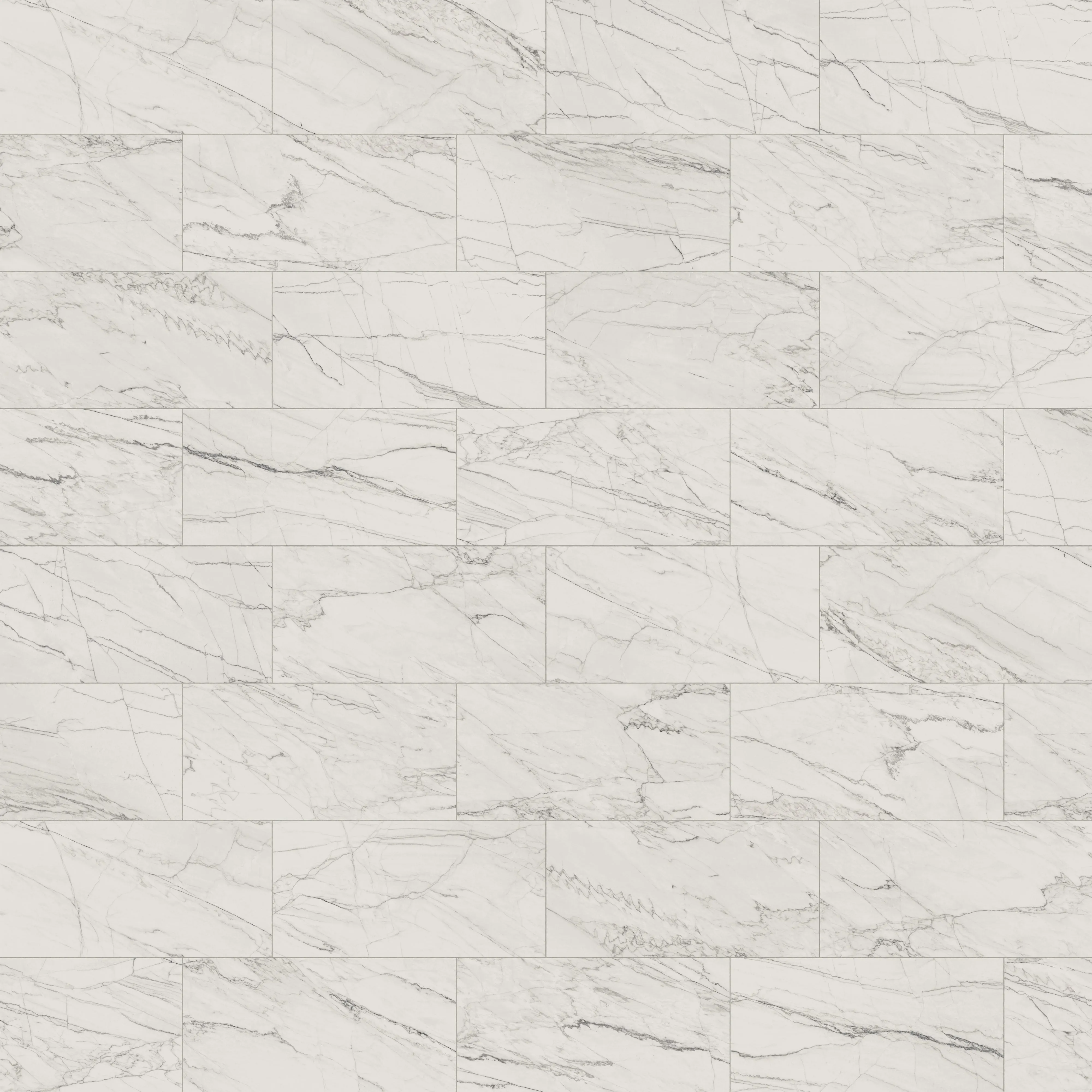 Aniston 24x48 Polished Porcelain Tile in Calacatta Quarzite