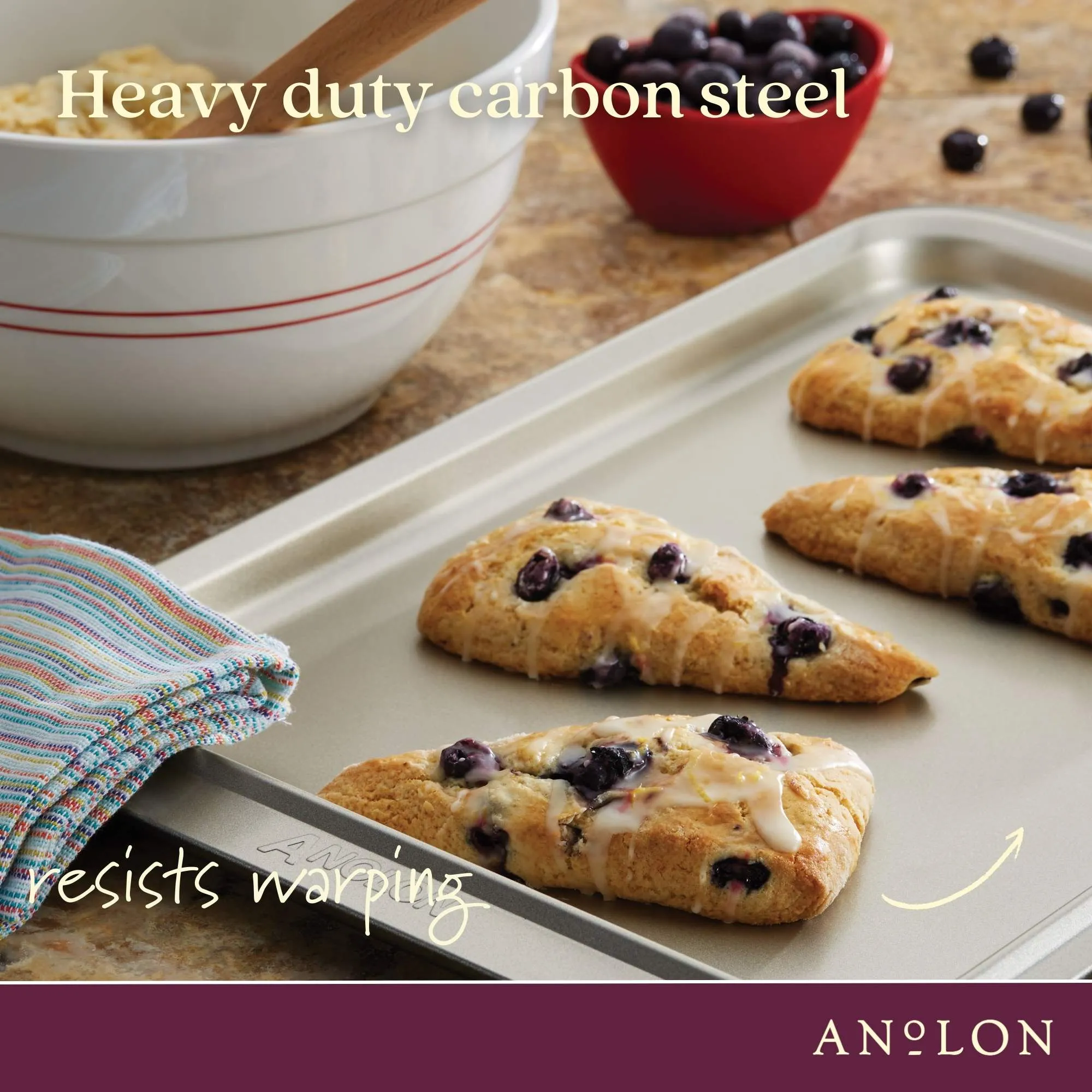 Anolon Ceramic Reinforced Medium Baking Tray 25cm x 38cm