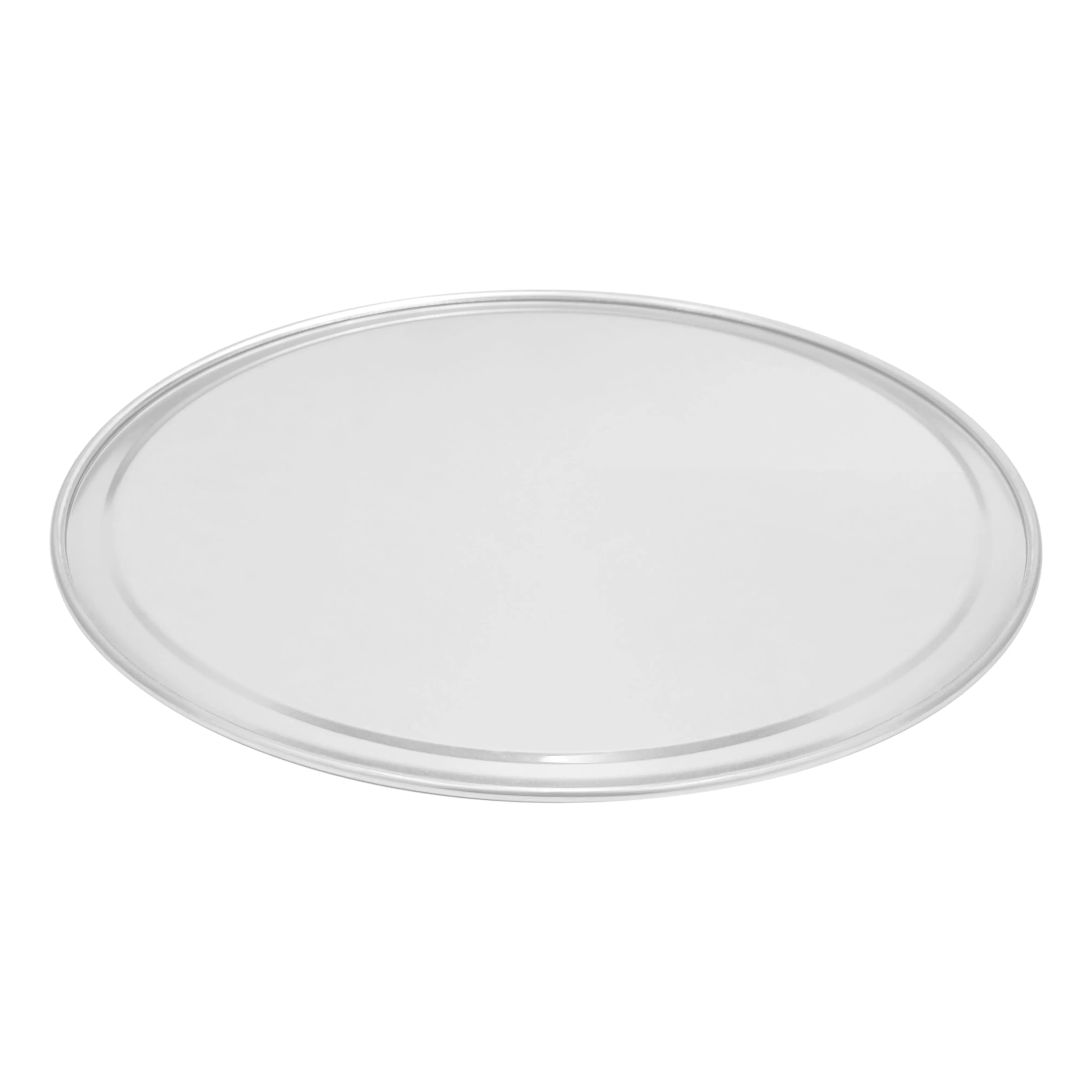 Anygleam 12 Inches Pizza Tray Aluminum Round Rimmed Non stick Metallic Dish Cake Baking Pan for Kitchen