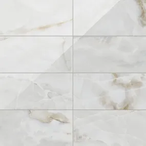 Astrid 12x24 Polished Porcelain Tile in Pearl