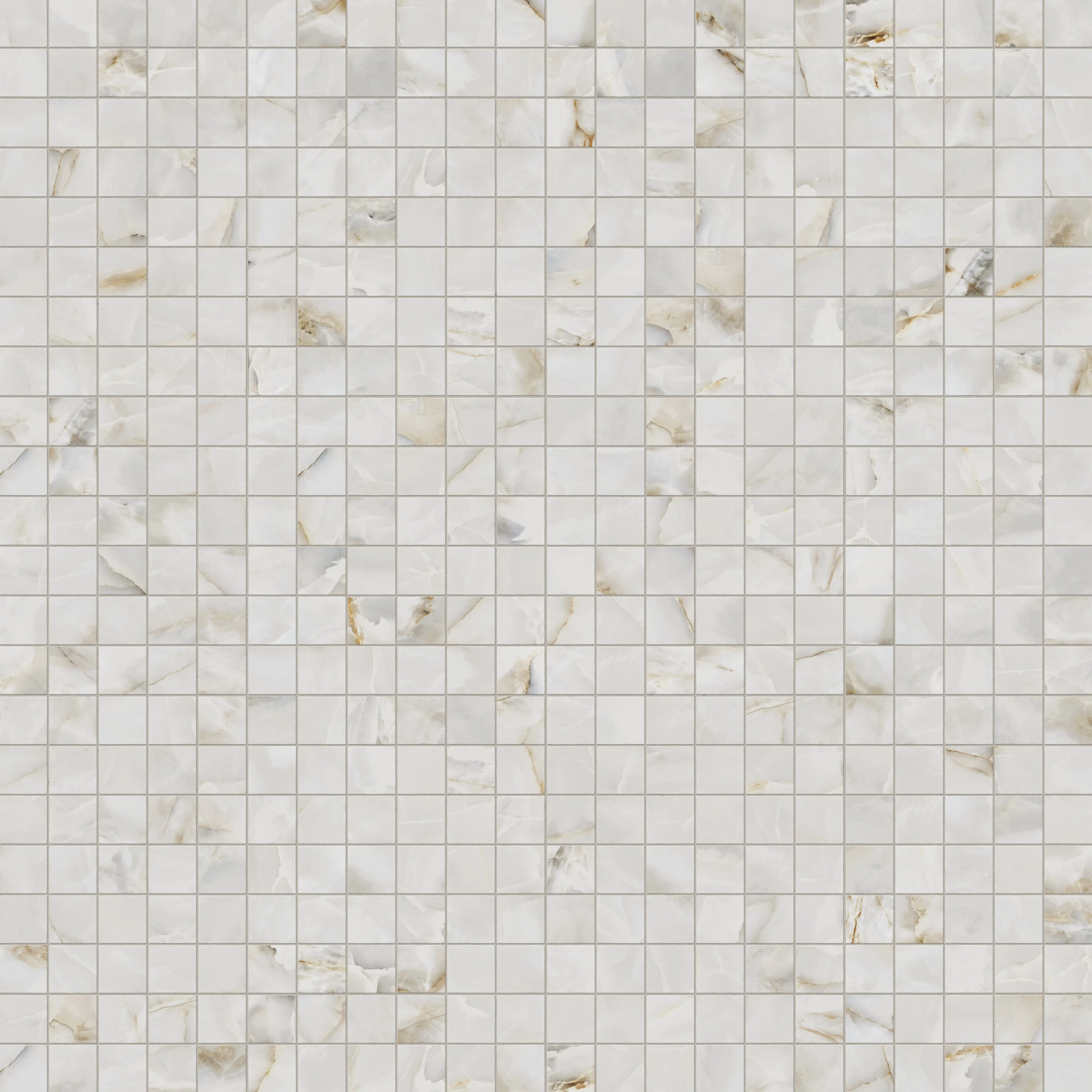 Astrid 2x2 Matte Porcelain Mosaic Tile in Pearl