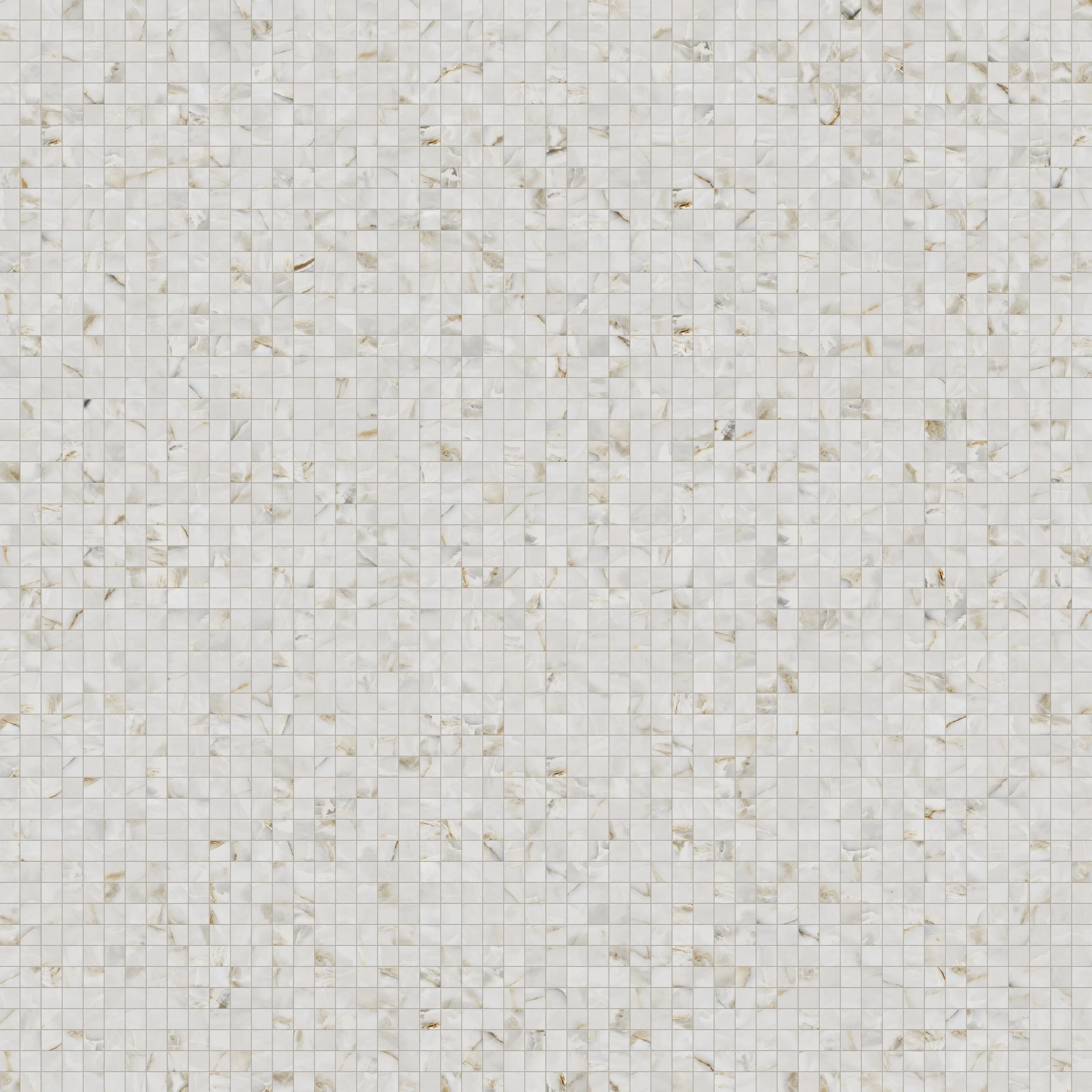 Astrid 2x2 Matte Porcelain Mosaic Tile in Pearl