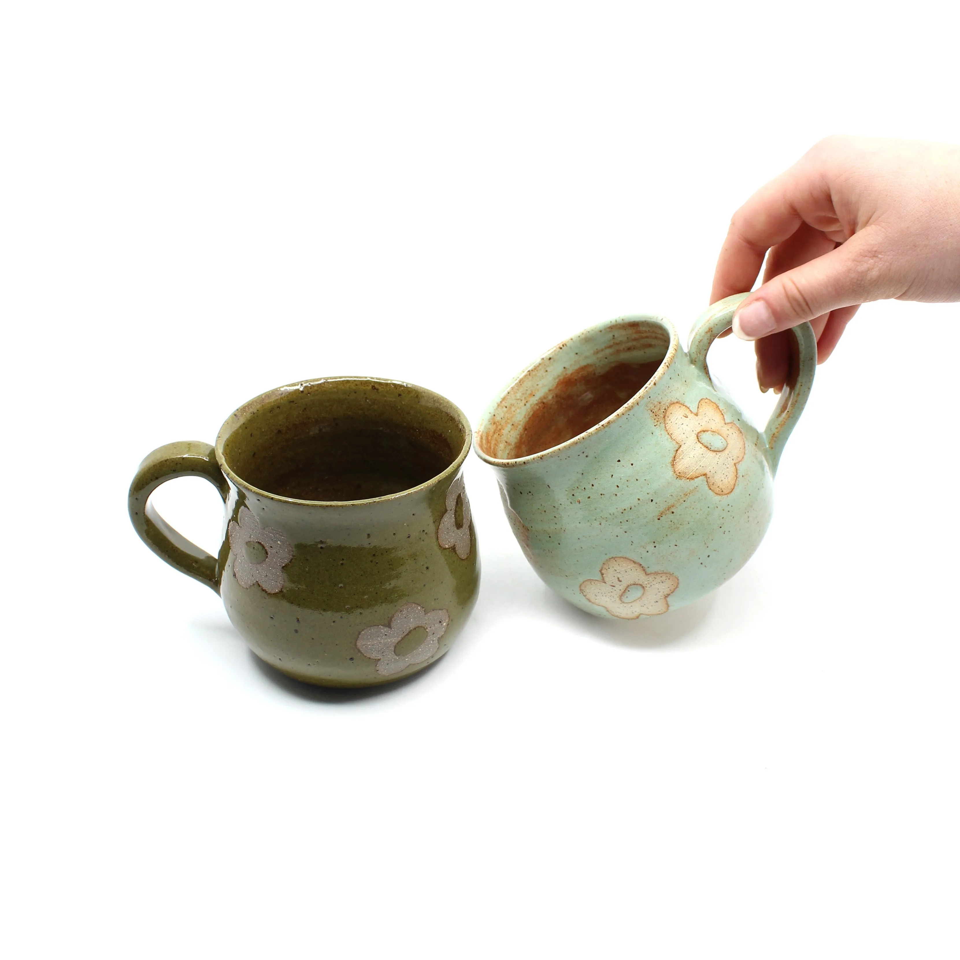 Bell Shaped Wax Flower Mug