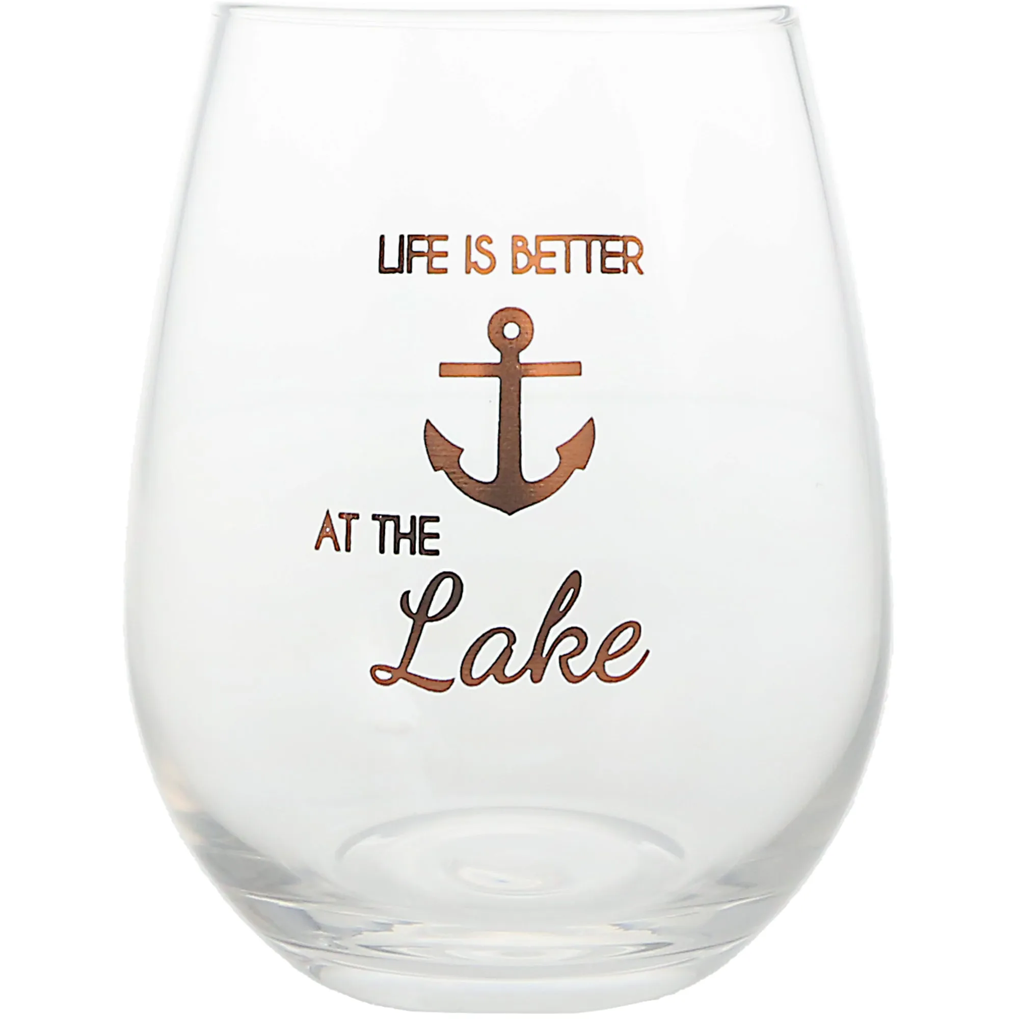 Better at the Lake Bottle Stopper and 20 oz Stemless Gift Set