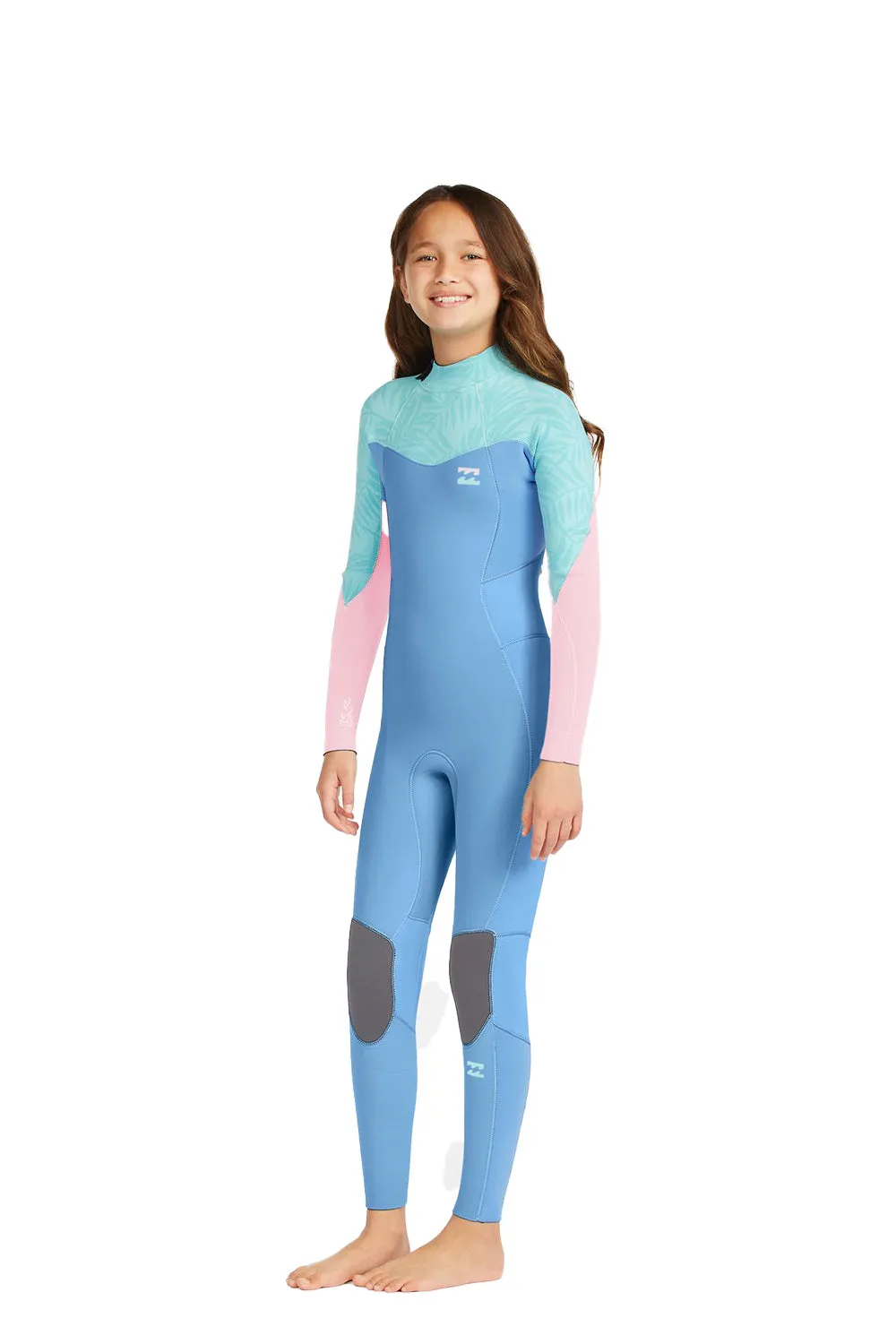 Billabong Girls (8-14) 3/2mm Synergy Back Zip Steamer Wetsuit