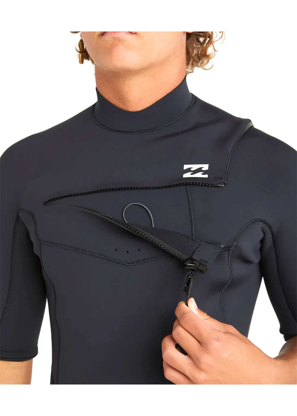 Billabong Mens Absolute Natural 2mm CZ GBS SS Steamer Wetsuit