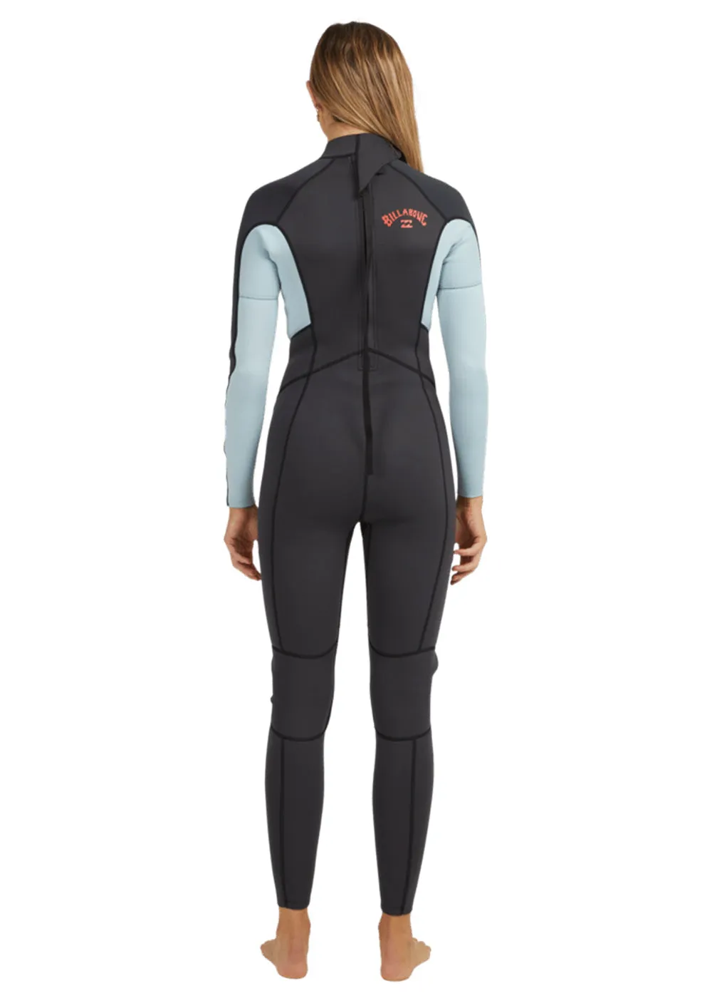 Billabong Womens 302 Launch Back Zip Steamer Wetsuit