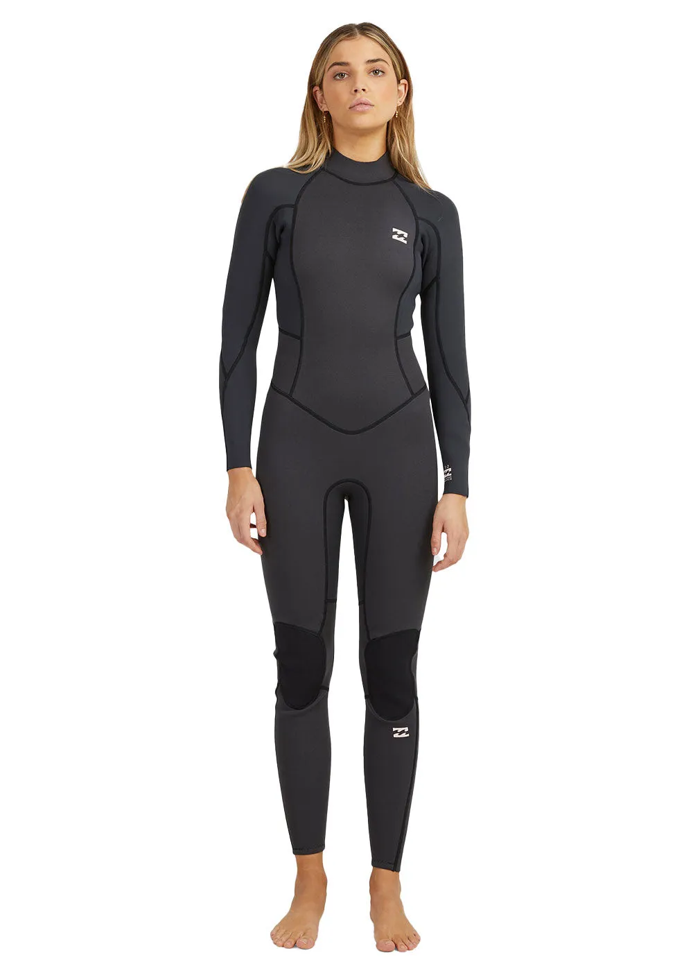 Billabong Womens Launch 3/2mm FL Back Zip Steamer