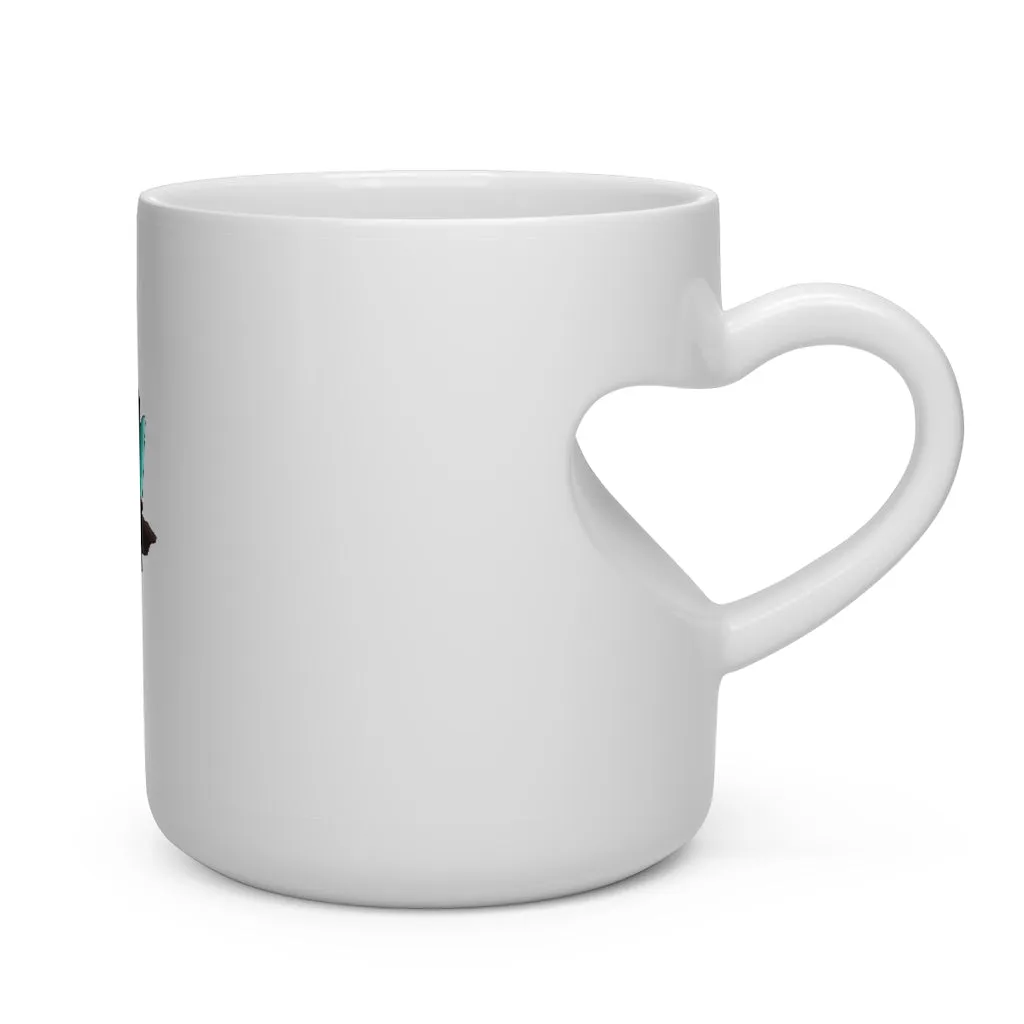 Birdi Heart Shape Mug