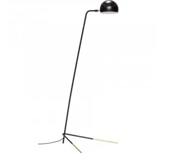 Black and Brass Floor Lamp