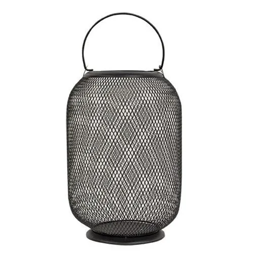 Black Wire Mesh Lantern