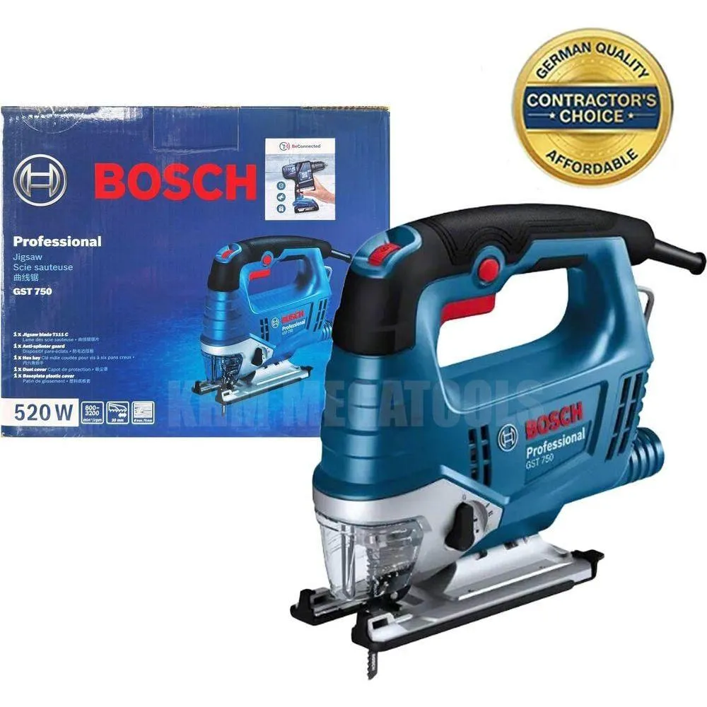 Bosch GST 750 Jigsaw 520W SDS [Contractor's Choice]