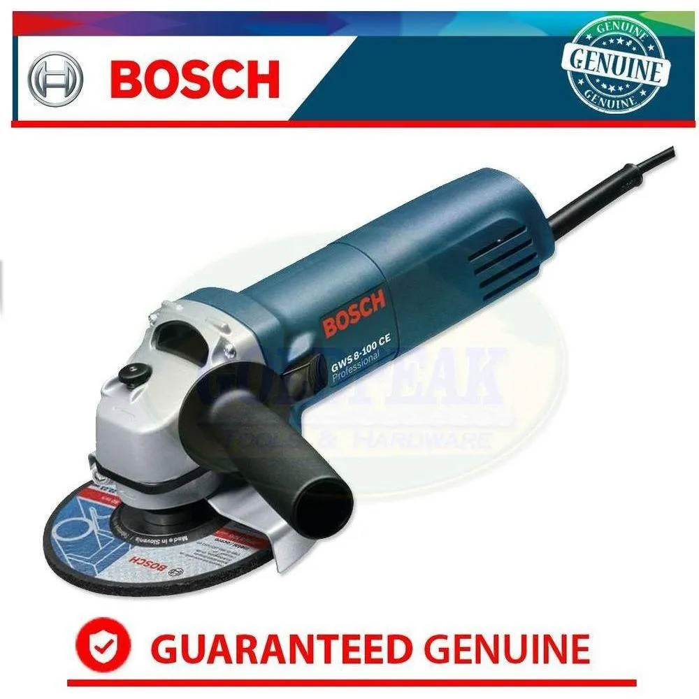 Bosch GWS 8-100 CE Angle Grinder 4" (Variable Speed)