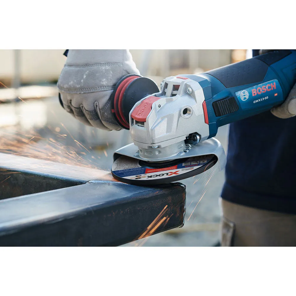 Bosch GWX10-45E 4-1/2" 10A X-Lock Ergonomic Angle Grinder