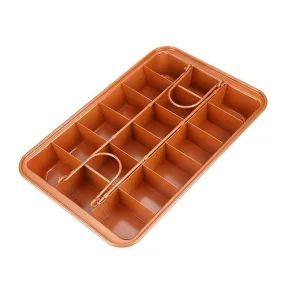 Brownie Baking Tray With Dividers