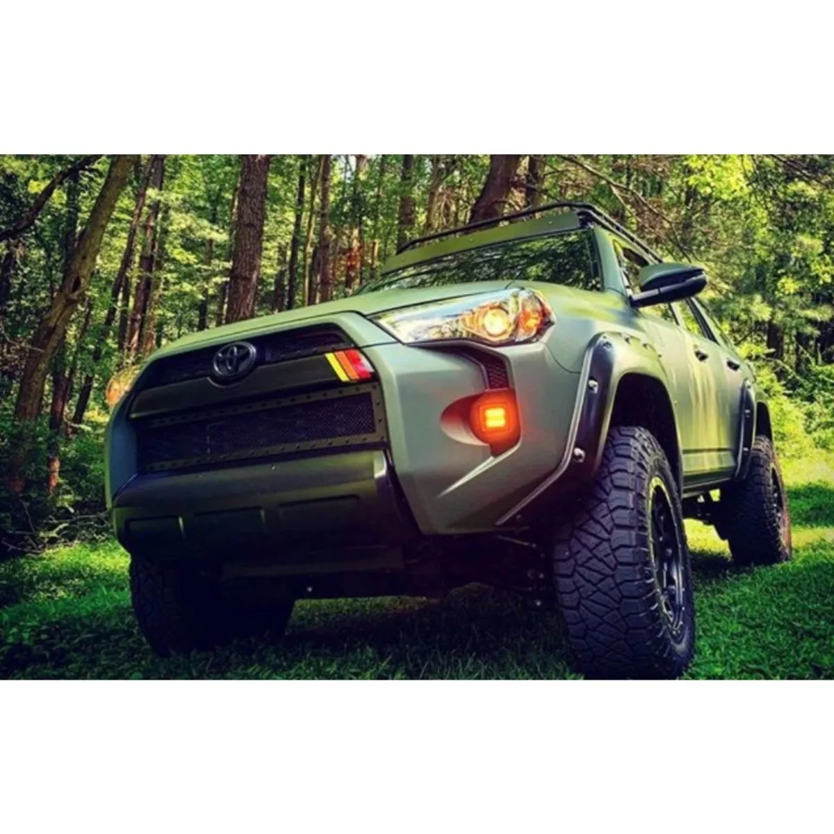 Cali Raised LED Fog Light Pod Replacement Kit for 4Runner (2014-2024)