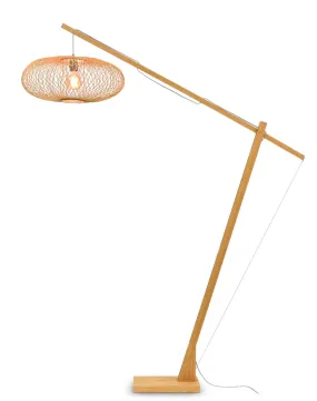 Cango Bamboo Floor Light (Long Arm)