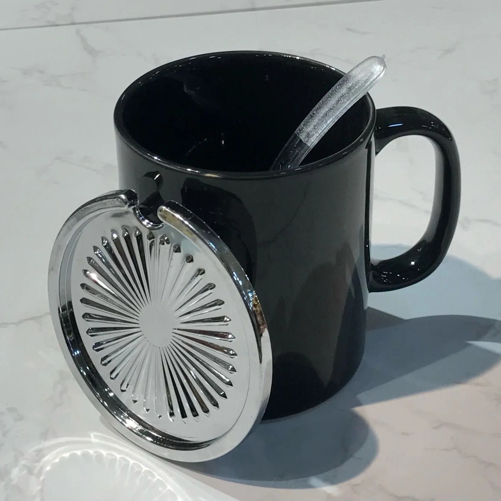 Ceramic Mug with Lid-D4