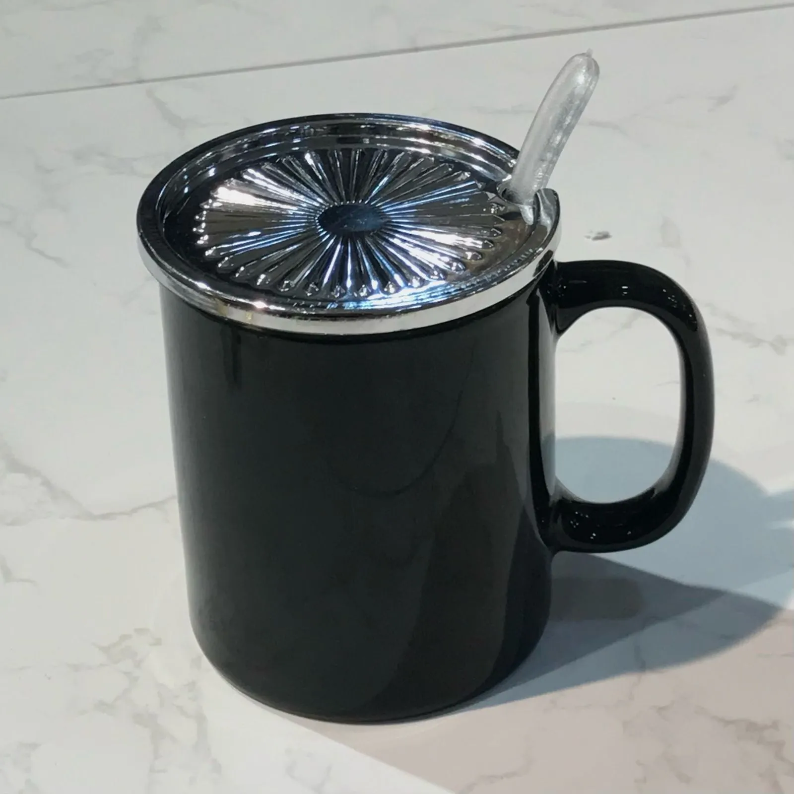 Ceramic Mug with Lid-D4