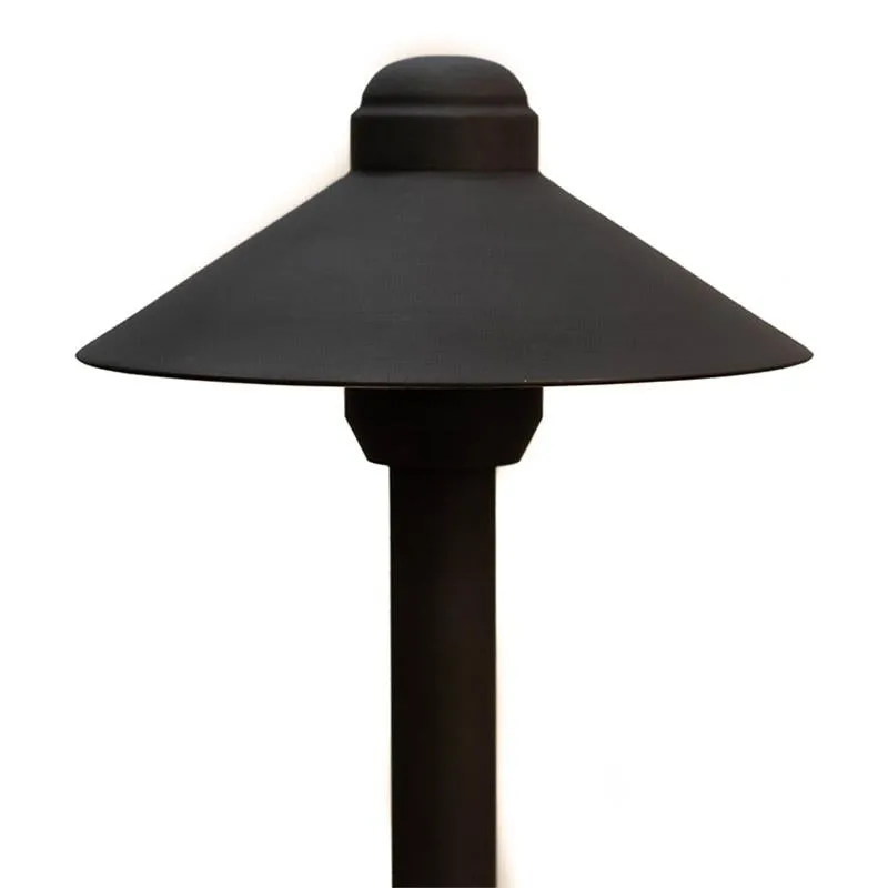 CopperMoon CM.6018 12V Copper 6" Path Light Top, 14.75" X 3/4" Copper Stem With Stake