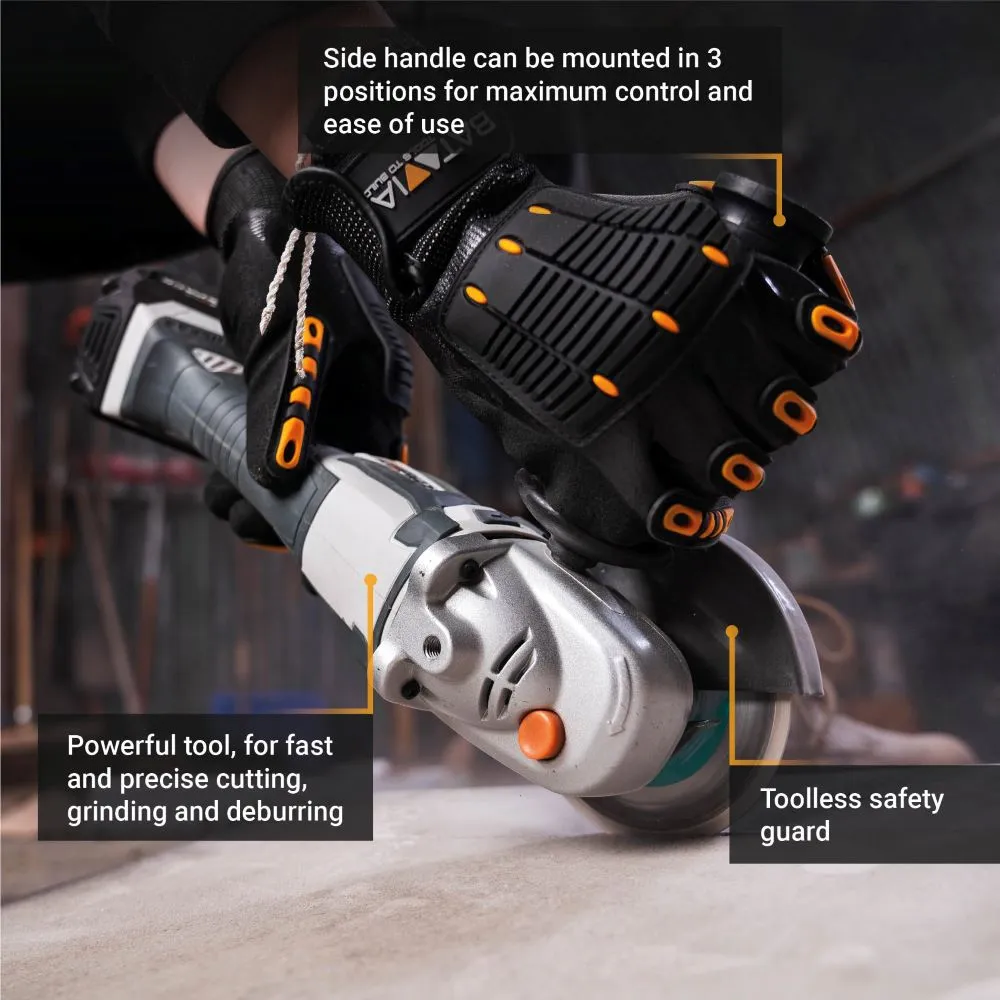 Cordless Angle Grinder Brushless 18V 115mm