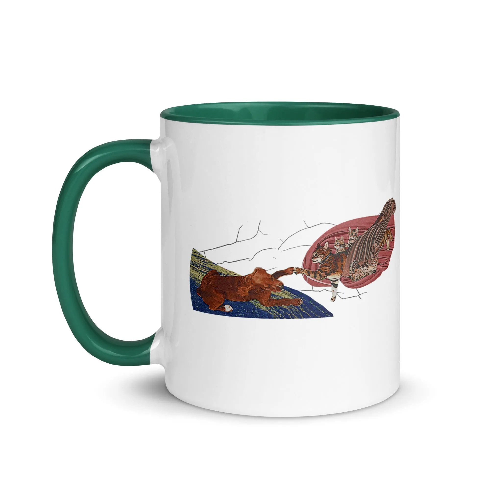 Creation of Dog Mug with Color Inside