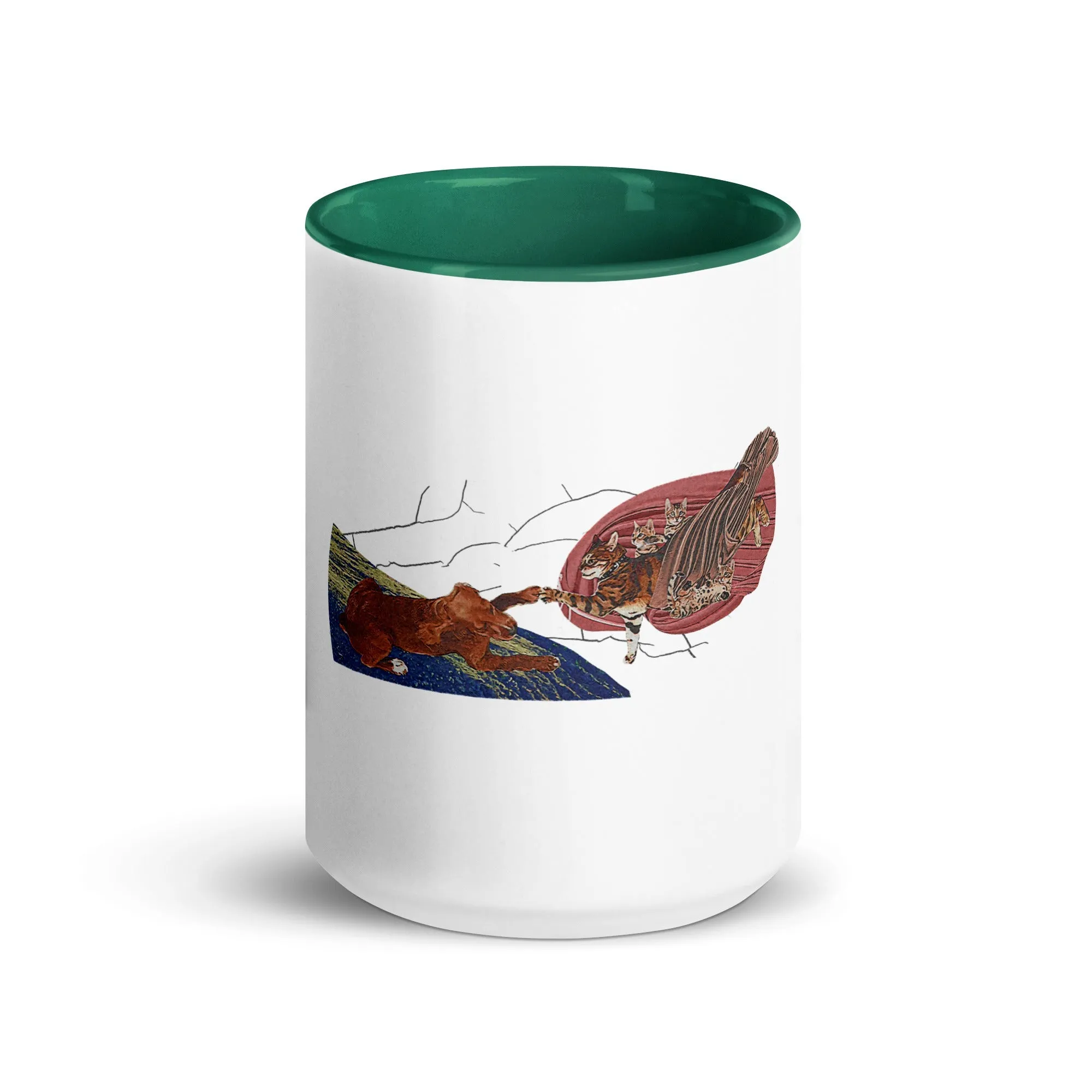 Creation of Dog Mug with Color Inside