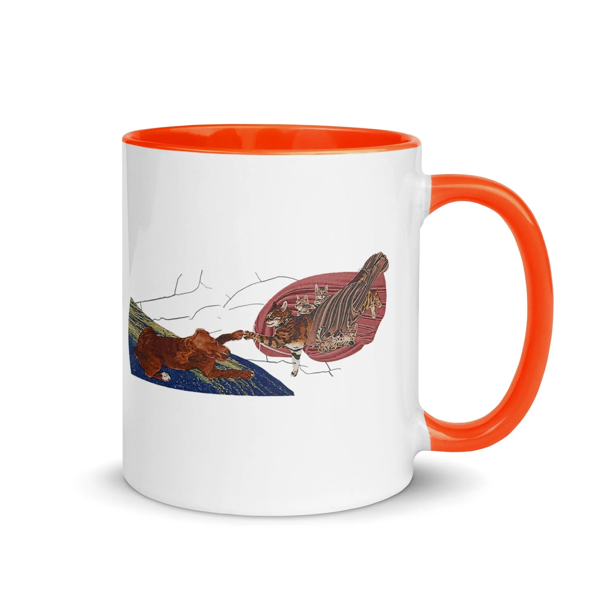 Creation of Dog Mug with Color Inside