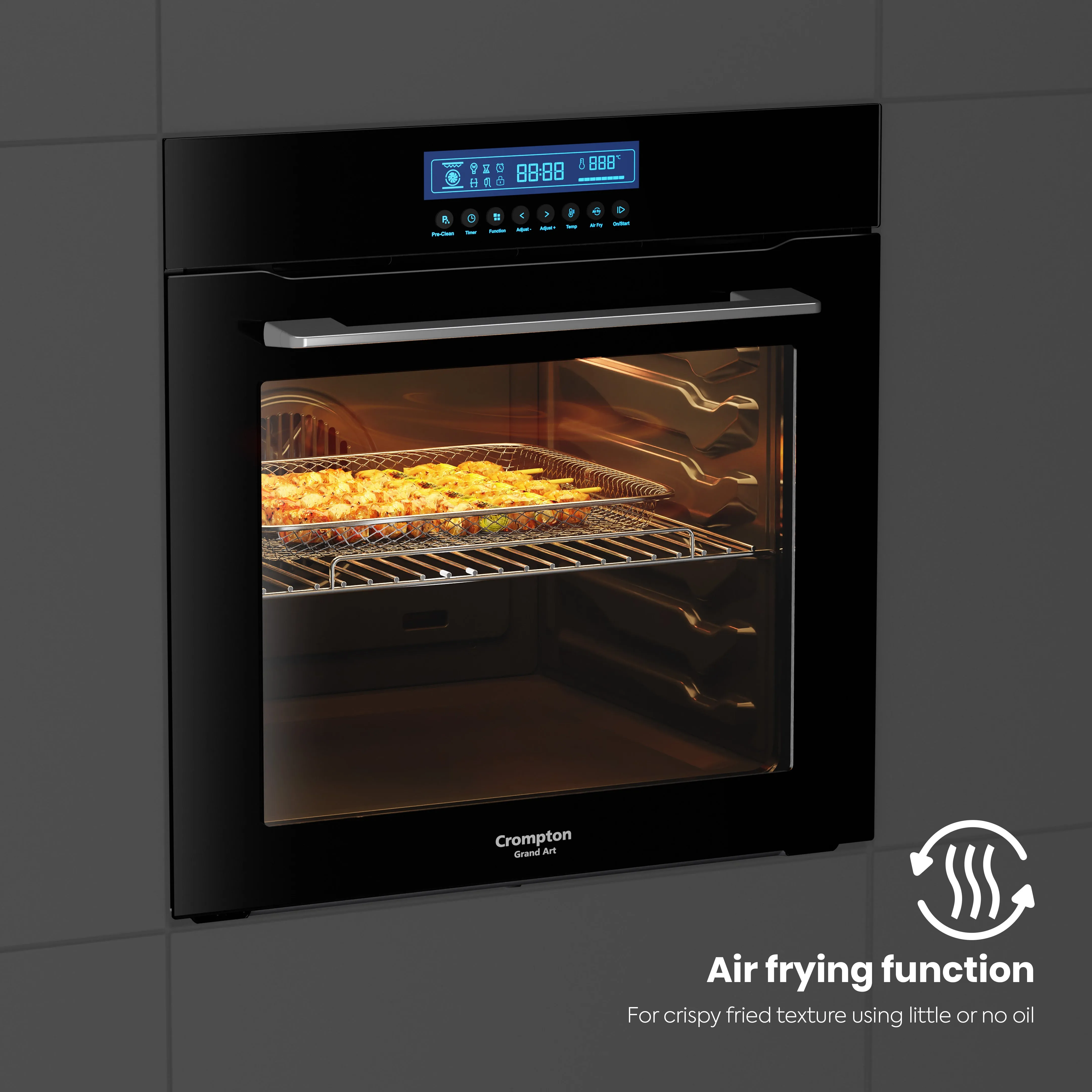 Crompton GrandArt -Pyrolytic Pro Oven 78L