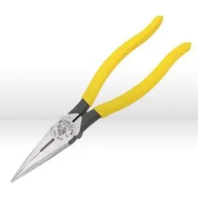 D2038 Klein Tools Long Nose Pliers Heavy duty,Size 8",8-7/16"Length 2-5/16",Jaw1/2",Width 1"