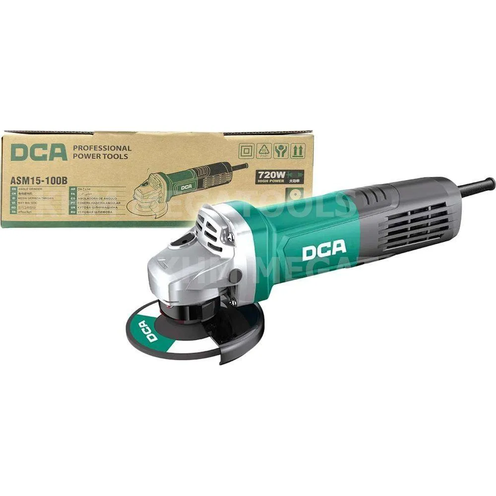 DCA ASM15-100B Angle Grinder 4" 720W