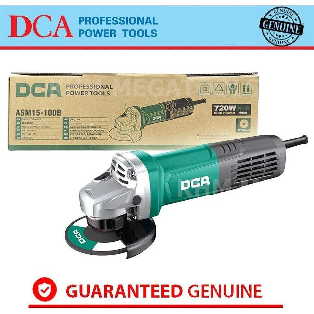 DCA ASM15-100B Angle Grinder 4" 720W