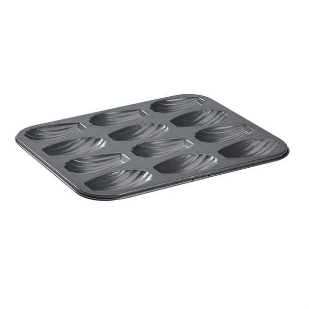 De Buyer Non-Stick 12 Hole Madeline Mould Tray - DP746