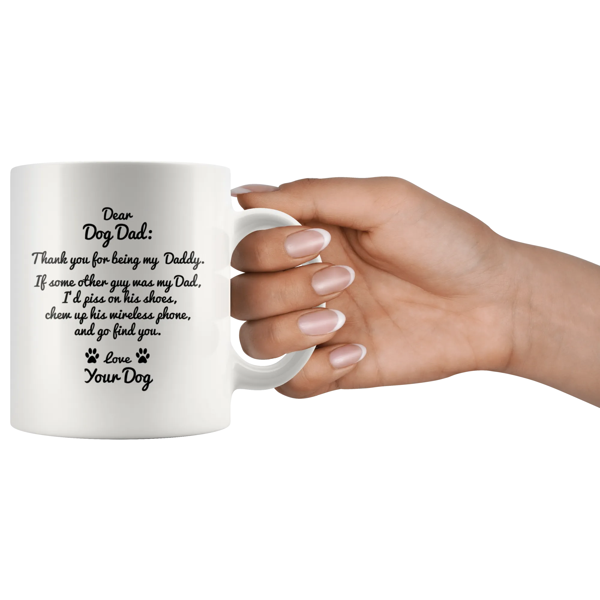 Dear Dog Dad Coffee Mug